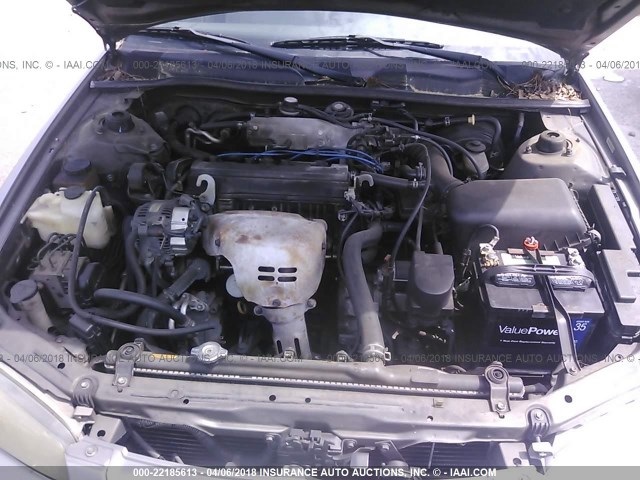 4T1BG22K5WU291865 - 1998 TOYOTA CAMRY CE/LE/XLE 银色 照片 10