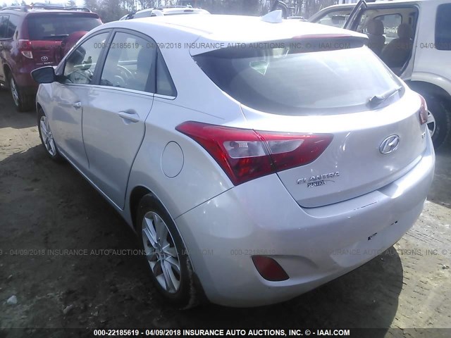 KMHD35LEXDU028167 - 2013 HYUNDAI ELANTRA GT SILVER photo 3