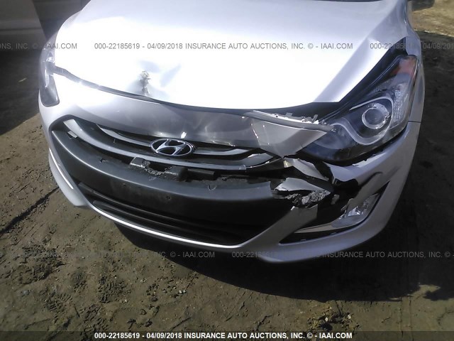 KMHD35LEXDU028167 - 2013 HYUNDAI ELANTRA GT SILVER photo 6