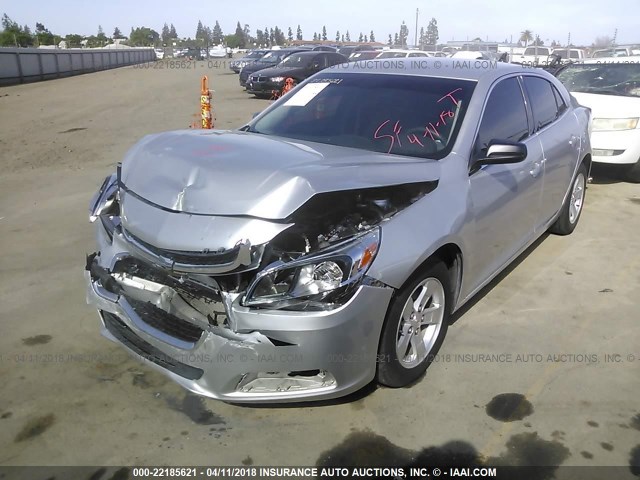 1G11A5SA1GF121480 - 2016 CHEVROLET MALIBU LIMITED LS SILVER photo 2