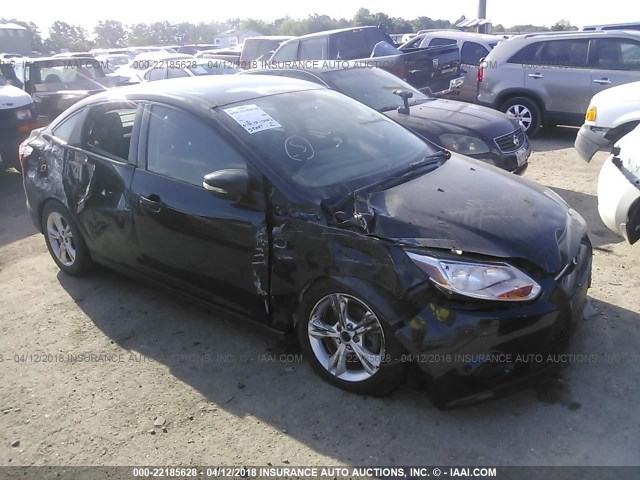 1FADP3F26EL170642 - 2014 FORD FOCUS SE BLACK photo 1