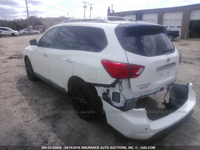 5N1DR2MN5HC683098 - 2017 NISSAN PATHFINDER S/SV/SL/PLATINUM 白色 照片 3