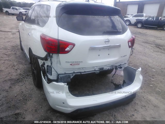 5N1DR2MN5HC683098 - 2017 NISSAN PATHFINDER S/SV/SL/PLATINUM 白色 照片 6