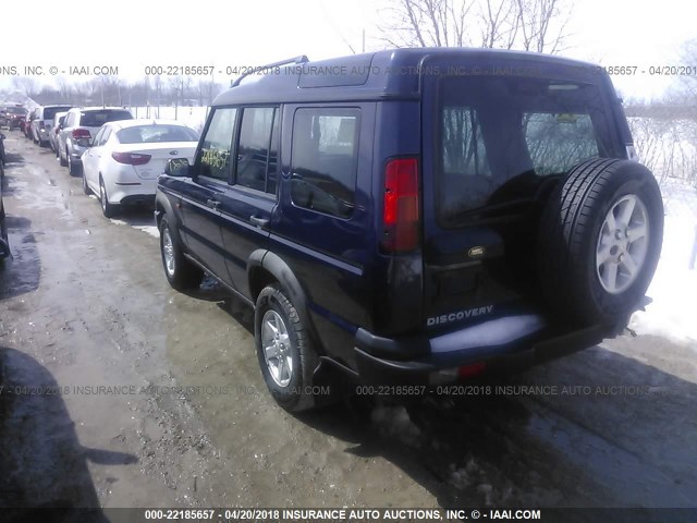 SALTL16423A812119 - 2003 LAND ROVER DISCOVERY II S BLUE photo 3