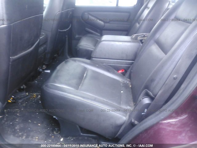 1FMEU75856UB14302 - 2006 FORD EXPLORER LIMITED 栗色 照片 8
