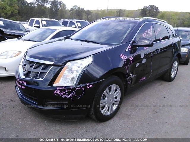 3GYFNAE33CS504473 - 2012 CADILLAC SRX LUXURY COLLECTION BLACK photo 2