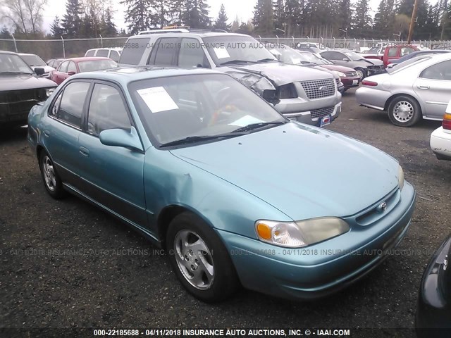 1NXBR18E2XZ210506 - 1999 TOYOTA COROLLA VE/CE/LE TURQUOISE photo 1