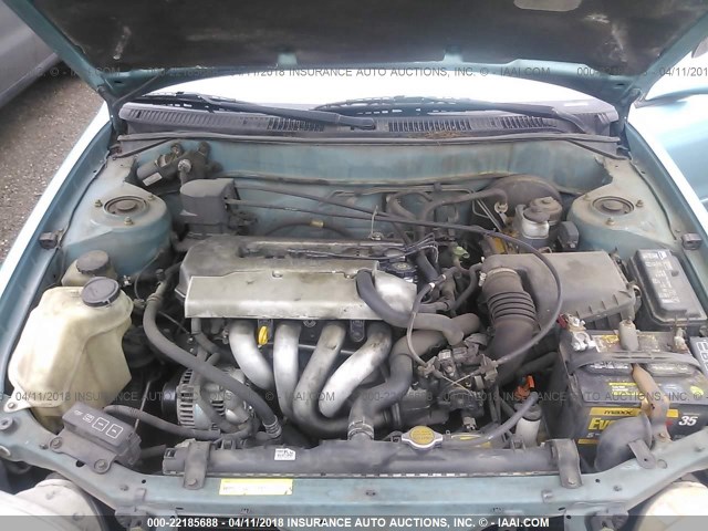 1NXBR18E2XZ210506 - 1999 TOYOTA COROLLA VE/CE/LE TURQUOISE photo 10