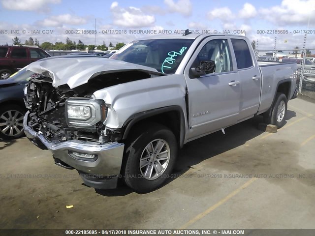 1GTR1MEC7GZ167041 - 2016 GMC SIERRA C1500 SLE GRAY photo 2