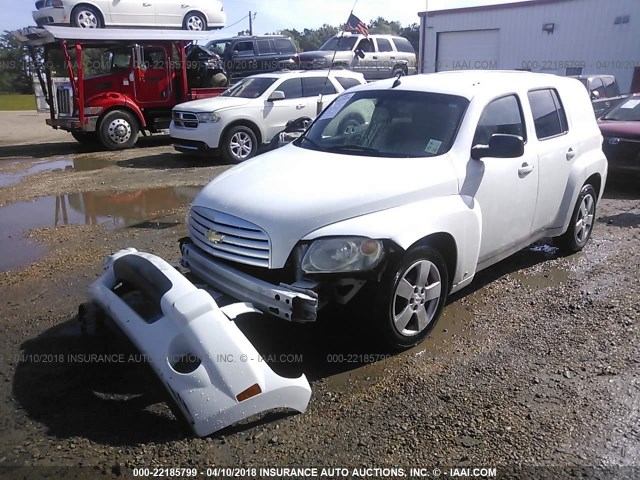 3GNCA13B29S574111 - 2009 CHEVROLET HHR LS WHITE photo 2