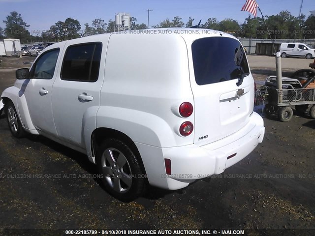 3GNCA13B29S574111 - 2009 CHEVROLET HHR LS WHITE photo 3