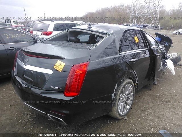 1G6AX5SX2E0178669 - 2014 CADILLAC CTS LUXURY COLLECTION BLACK photo 4