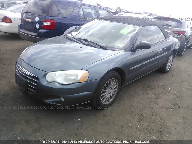 1C3EL55R76N287788 - 2006 CHRYSLER SEBRING TOURING GREEN photo 2