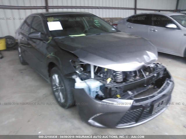 4T1BF1FK3HU413987 - 2017 TOYOTA CAMRY LE/XLE/SE/XSE GRAY photo 1