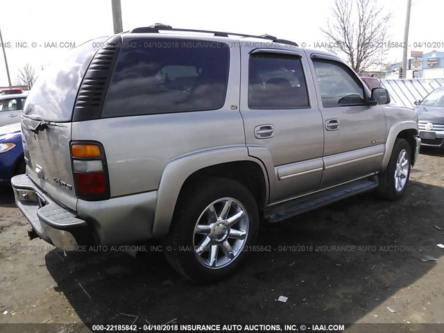 1GNEK13Z72J140339 - 2002 CHEVROLET TAHOE K1500 GRAY photo 4