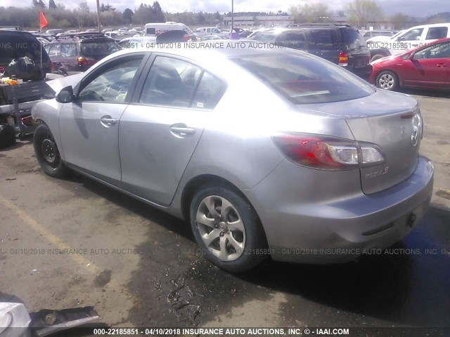 JM1BL1UG8C1591674 - 2012 MAZDA 3 I SILVER photo 3