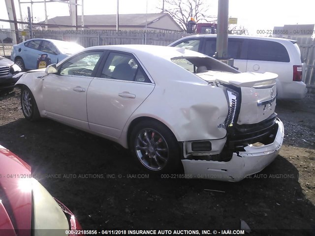 1G6DH577390144734 - 2009 CADILLAC CTS WHITE photo 3