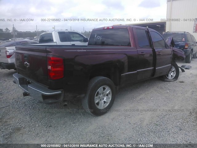 1GCRCREH5FZ341786 - 2015 CHEVROLET SILVERADO C1500 LT MAROON photo 4