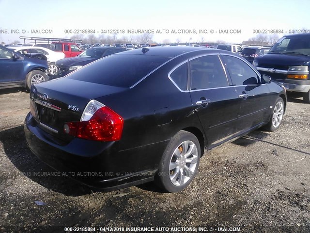 JNKAY01F67M461625 - 2007 INFINITI M35 SPORT BLACK photo 4