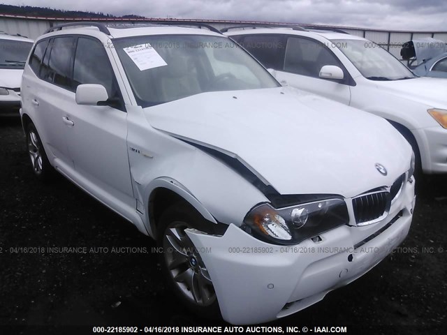 WBXPA93416WG83112 - 2006 BMW X3 3.0I WHITE photo 1