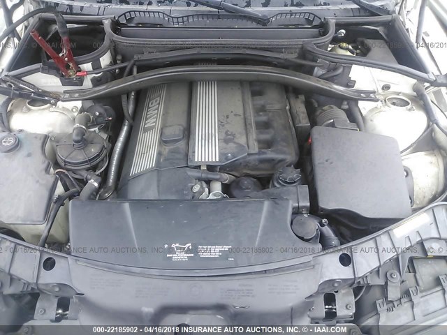 WBXPA93416WG83112 - 2006 BMW X3 3.0I WHITE photo 10