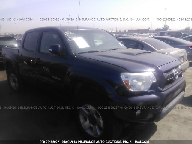 3TMJU4GN8DM146800 - 2013 TOYOTA TACOMA DOUBLE CAB PRERUNNER BLUE photo 1