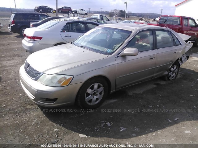 4T1BF28B92U202058 - 2002 TOYOTA AVALON XL/XLS GOLD photo 2