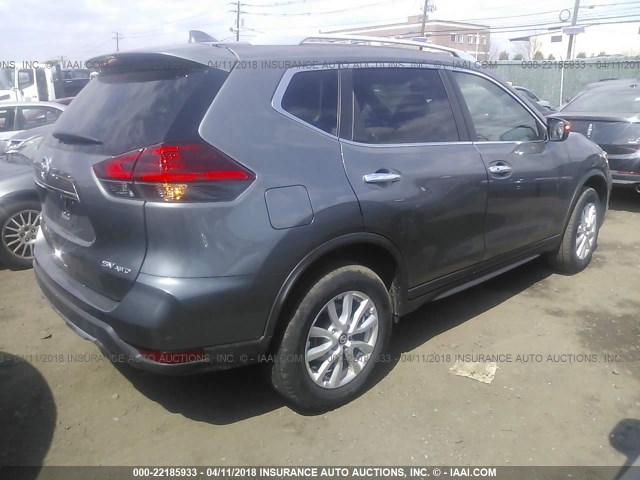 5N1AT2MV0HC796557 - 2017 NISSAN ROGUE SV/SL GRAY photo 4