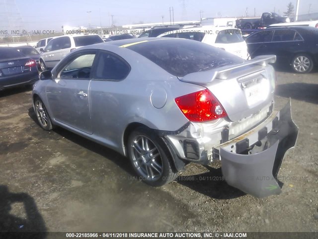 JTKDE177260080057 - 2006 TOYOTA SCION TC 银色 照片 3