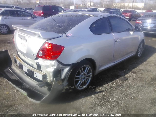 JTKDE177260080057 - 2006 TOYOTA SCION TC 银色 照片 4