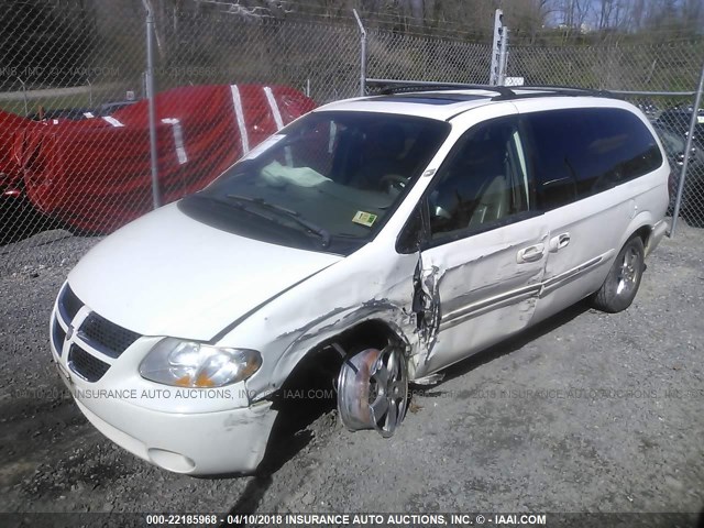 2D8GP54L53R217731 - 2003 DODGE GRAND CARAVAN ES WHITE photo 6