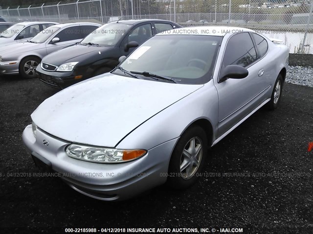 1G3NL12F33C236195 - 2003 OLDSMOBILE ALERO GL SILVER photo 2