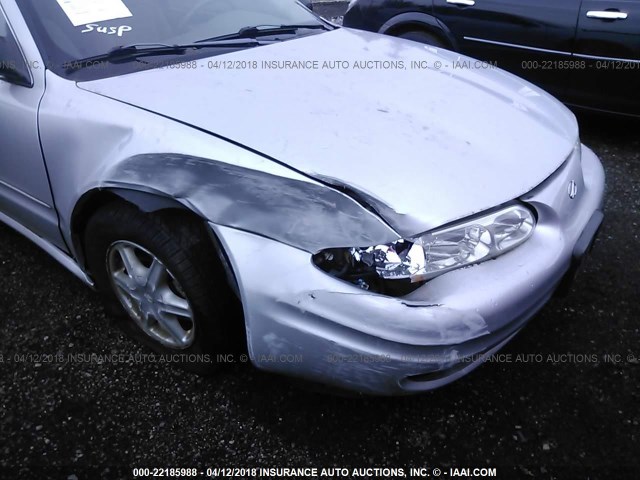 1G3NL12F33C236195 - 2003 OLDSMOBILE ALERO GL SILVER photo 6