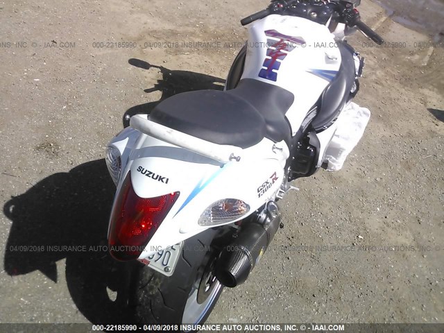 JS1GX72AX92100286 - 2009 SUZUKI GSX1300 R WHITE photo 4