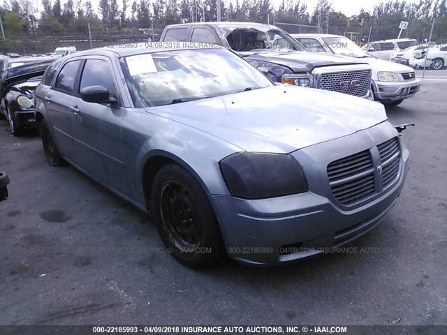 2D4FV47TX6H453374 - 2006 DODGE MAGNUM SE GRAY photo 1