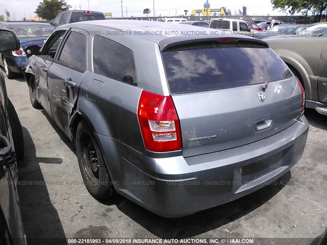 2D4FV47TX6H453374 - 2006 DODGE MAGNUM SE GRAY photo 3