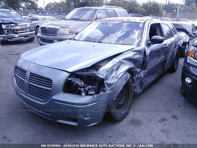 2D4FV47TX6H453374 - 2006 DODGE MAGNUM SE GRAY photo 6