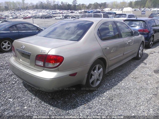 JNKDA31AX4T206842 - 2004 INFINITI I35 GOLD photo 4