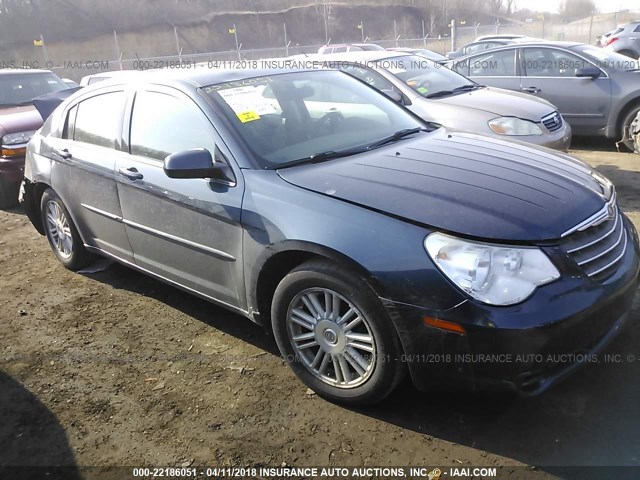 1C3LC46K67N505286 - 2007 CHRYSLER SEBRING BLUE photo 1