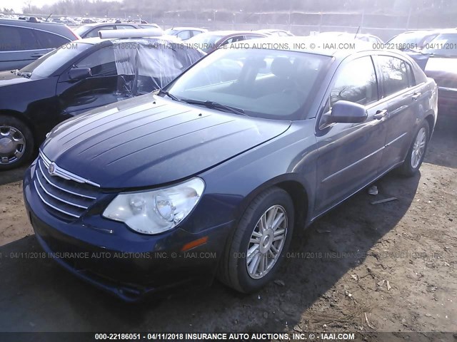 1C3LC46K67N505286 - 2007 CHRYSLER SEBRING BLUE photo 2