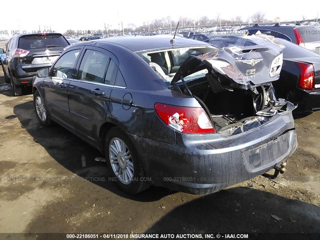 1C3LC46K67N505286 - 2007 CHRYSLER SEBRING BLUE photo 3