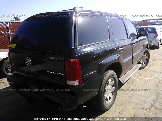 1GYEK63N93R136051 - 2003 CADILLAC ESCALADE LUXURY BLACK photo 4