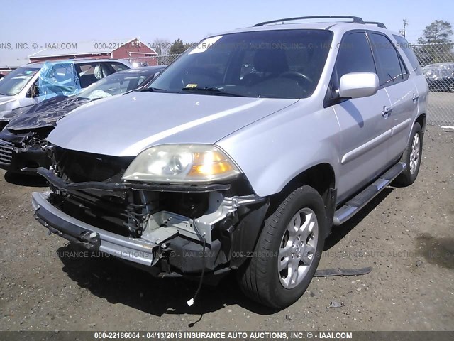 2HNYD188X6H524827 - 2006 ACURA MDX TOURING SILVER photo 2