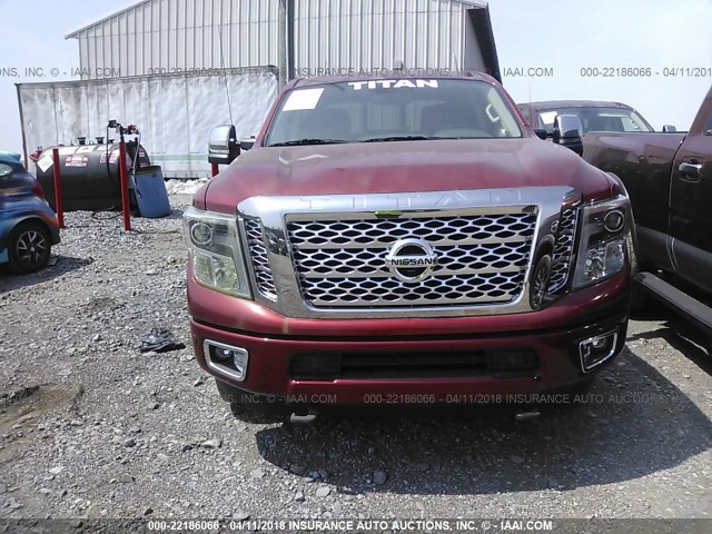 1N6BA1F41GN500166 - 2016 NISSAN TITAN XD SL/PRO-4X/PLAT RESERVE RED photo 6