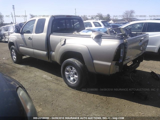 5TETU62N66Z253944 - 2006 TOYOTA TACOMA PRERUNNER ACCESS CAB TAN photo 3