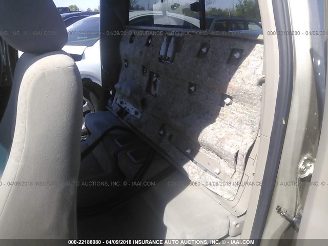 5TETU62N66Z253944 - 2006 TOYOTA TACOMA PRERUNNER ACCESS CAB TAN photo 8