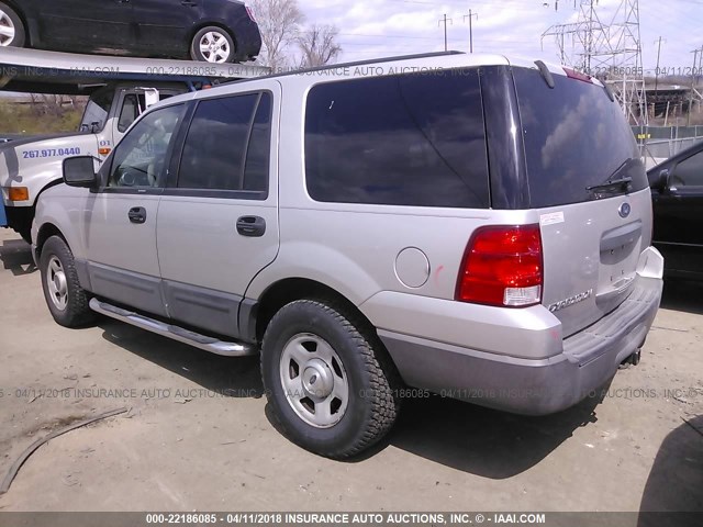 1FMPU14W54LB09061 - 2004 FORD EXPEDITION XLS SILVER photo 3