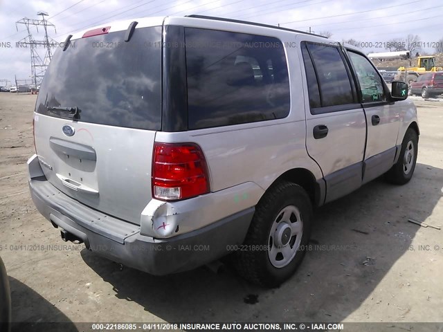 1FMPU14W54LB09061 - 2004 FORD EXPEDITION XLS SILVER photo 4
