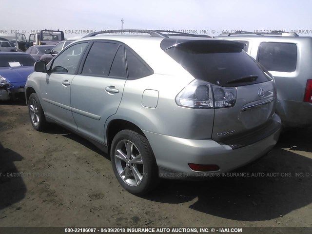 JTJHW31U460016955 - 2006 LEXUS RX 400 SILVER photo 3