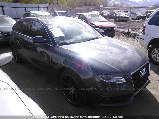 WAUWFAFL9AA017839 - 2010 AUDI A4 PREMIUM PLUS BLUE photo 1